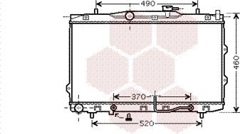 Van Wezel 83002075 - Radiators, Motora dzesēšanas sistēma autodraugiem.lv