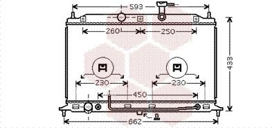 Van Wezel 83002078 - Radiators, Motora dzesēšanas sistēma autodraugiem.lv