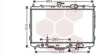 Van Wezel 83002073 - Radiators, Motora dzesēšanas sistēma autodraugiem.lv