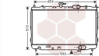 Van Wezel 83002072 - Radiators, Motora dzesēšanas sistēma autodraugiem.lv