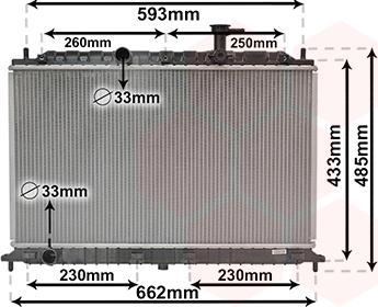 Van Wezel 83002077 - Radiators, Motora dzesēšanas sistēma autodraugiem.lv