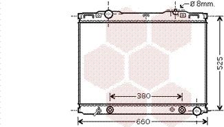 Van Wezel 83002139 - Radiators, Motora dzesēšanas sistēma autodraugiem.lv