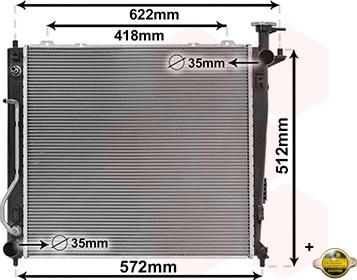 Van Wezel 83012703 - Radiators, Motora dzesēšanas sistēma autodraugiem.lv