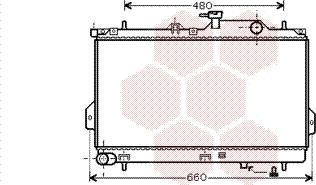 Van Wezel 82002098 - Radiators, Motora dzesēšanas sistēma autodraugiem.lv