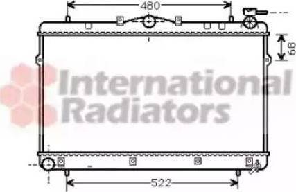 Koreastar KRDH-006 - Radiators, Motora dzesēšanas sistēma autodraugiem.lv