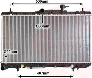 Van Wezel 82002086 - Radiators, Motora dzesēšanas sistēma autodraugiem.lv