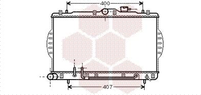 Van Wezel 82002034 - Radiators, Motora dzesēšanas sistēma autodraugiem.lv