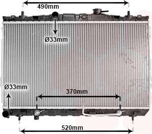 Van Wezel 82002105 - Radiators, Motora dzesēšanas sistēma autodraugiem.lv