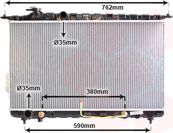 Van Wezel 82002107 - Radiators, Motora dzesēšanas sistēma autodraugiem.lv