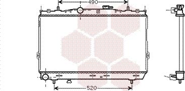 Van Wezel 82002185 - Radiators, Motora dzesēšanas sistēma autodraugiem.lv