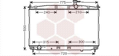 Van Wezel 82002173 - Radiators, Motora dzesēšanas sistēma autodraugiem.lv