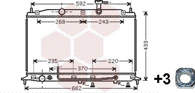 Van Wezel 82002177 - Radiators, Motora dzesēšanas sistēma autodraugiem.lv