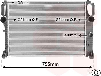 Van Wezel 30002449 - Radiators, Motora dzesēšanas sistēma autodraugiem.lv