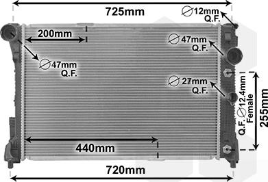 Van Wezel 30002546 - Radiators, Motora dzesēšanas sistēma autodraugiem.lv