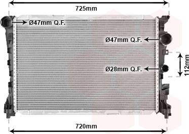 Van Wezel 30002691 - Radiators, Motora dzesēšanas sistēma autodraugiem.lv