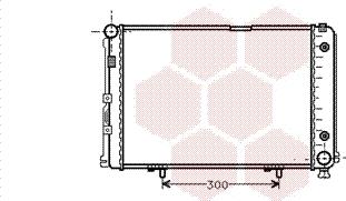 Van Wezel 30002110 - Radiators, Motora dzesēšanas sistēma autodraugiem.lv