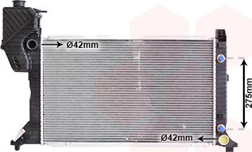 Van Wezel 30002182 - Radiators, Motora dzesēšanas sistēma autodraugiem.lv