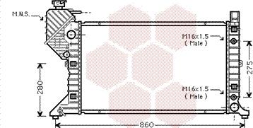 Van Wezel 30002343 - Radiators, Motora dzesēšanas sistēma autodraugiem.lv