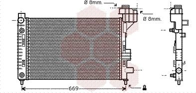 Van Wezel 30002248 - Radiators, Motora dzesēšanas sistēma autodraugiem.lv