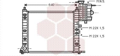 Van Wezel 30002243 - Radiators, Motora dzesēšanas sistēma autodraugiem.lv