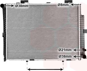 Van Wezel 30002208 - Radiators, Motora dzesēšanas sistēma autodraugiem.lv