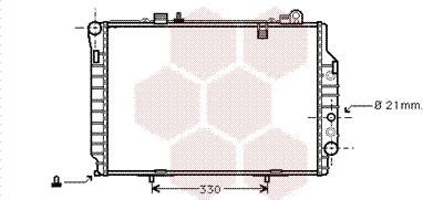 Van Wezel 30002203 - Radiators, Motora dzesēšanas sistēma autodraugiem.lv