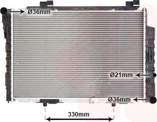 Van Wezel 30002234 - Radiators, Motora dzesēšanas sistēma autodraugiem.lv