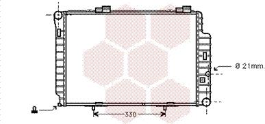 Van Wezel 30002235 - Radiators, Motora dzesēšanas sistēma autodraugiem.lv