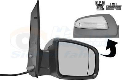 Van Wezel 3081816 - Ārējais atpakaļskata spogulis autodraugiem.lv