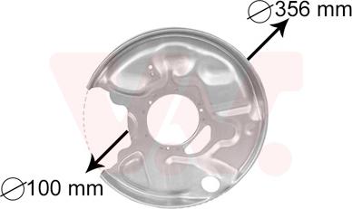 Van Wezel 3029373 - Dubļu sargs, Bremžu disks autodraugiem.lv