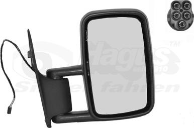 Van Wezel 3075808 - Ārējais atpakaļskata spogulis autodraugiem.lv