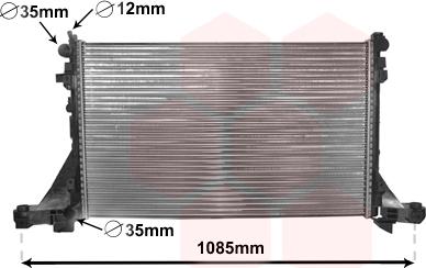 Van Wezel 33002381 - Radiators, Motora dzesēšanas sistēma autodraugiem.lv