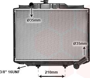 Van Wezel 32002062 - Radiators, Motora dzesēšanas sistēma autodraugiem.lv