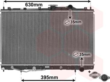 Van Wezel 32002087 - Radiators, Motora dzesēšanas sistēma autodraugiem.lv