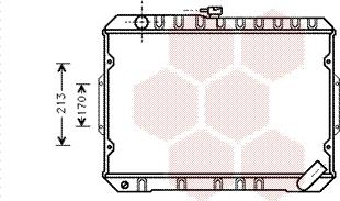 Van Wezel 32002027 - Radiators, Motora dzesēšanas sistēma autodraugiem.lv