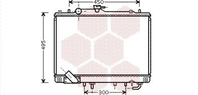 Van Wezel 32002157 - Radiators, Motora dzesēšanas sistēma autodraugiem.lv