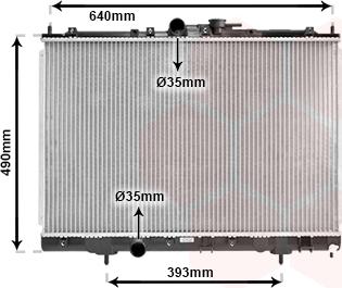 Van Wezel 32002169 - Radiators, Motora dzesēšanas sistēma autodraugiem.lv