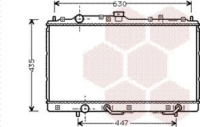 Van Wezel 32002114 - Radiators, Motora dzesēšanas sistēma autodraugiem.lv