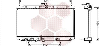 Van Wezel 32002112 - Radiators, Motora dzesēšanas sistēma autodraugiem.lv