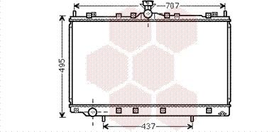 Van Wezel 32002215 - Radiators, Motora dzesēšanas sistēma autodraugiem.lv