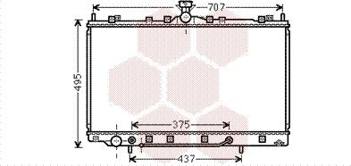 Van Wezel 32002217 - Radiators, Motora dzesēšanas sistēma autodraugiem.lv