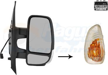 Van Wezel 3799808 - Ārējais atpakaļskata spogulis autodraugiem.lv