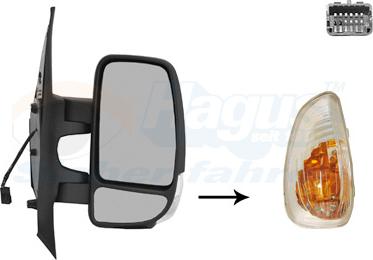 Van Wezel 3799802 - Ārējais atpakaļskata spogulis autodraugiem.lv