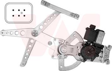 Van Wezel 3790261 - Stikla pacelšanas mehānisms autodraugiem.lv