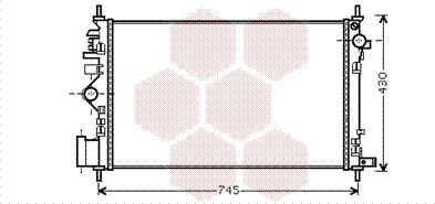 Van Wezel 37002469 - Radiators, Motora dzesēšanas sistēma autodraugiem.lv