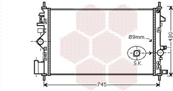 Van Wezel 37002468 - Radiators, Motora dzesēšanas sistēma autodraugiem.lv