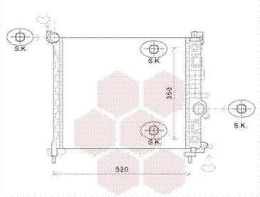 Van Wezel 37002567 - Radiators, Motora dzesēšanas sistēma autodraugiem.lv