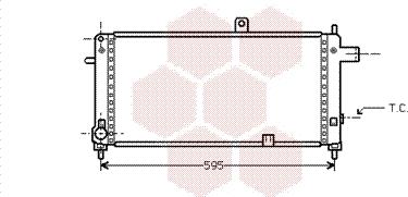 Van Wezel 37002054 - Radiators, Motora dzesēšanas sistēma autodraugiem.lv