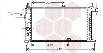 Van Wezel 37002064 - Radiators, Motora dzesēšanas sistēma autodraugiem.lv