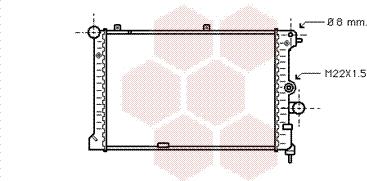 Van Wezel 37002168 - Radiators, Motora dzesēšanas sistēma autodraugiem.lv